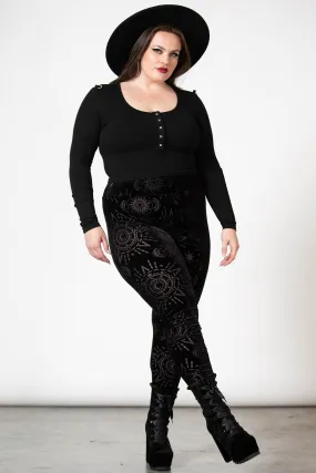Brielle Burnout Leggings [PLUS]
