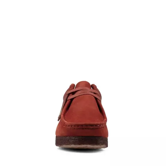 Clark’s WALLABEE BOOT LOW NUBUCK Men’s BURGUNDY