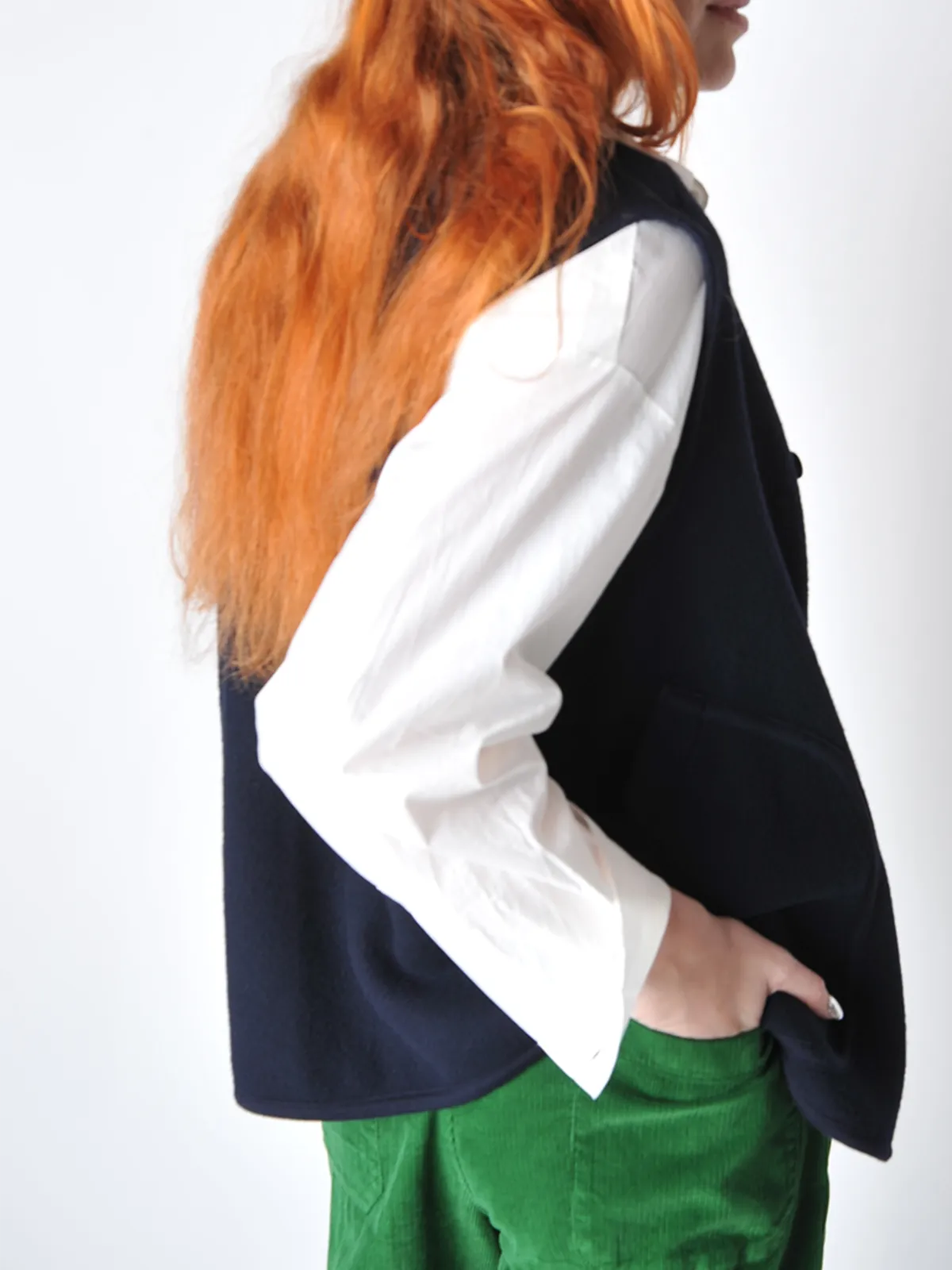 Corduroy Diana Pant - Green