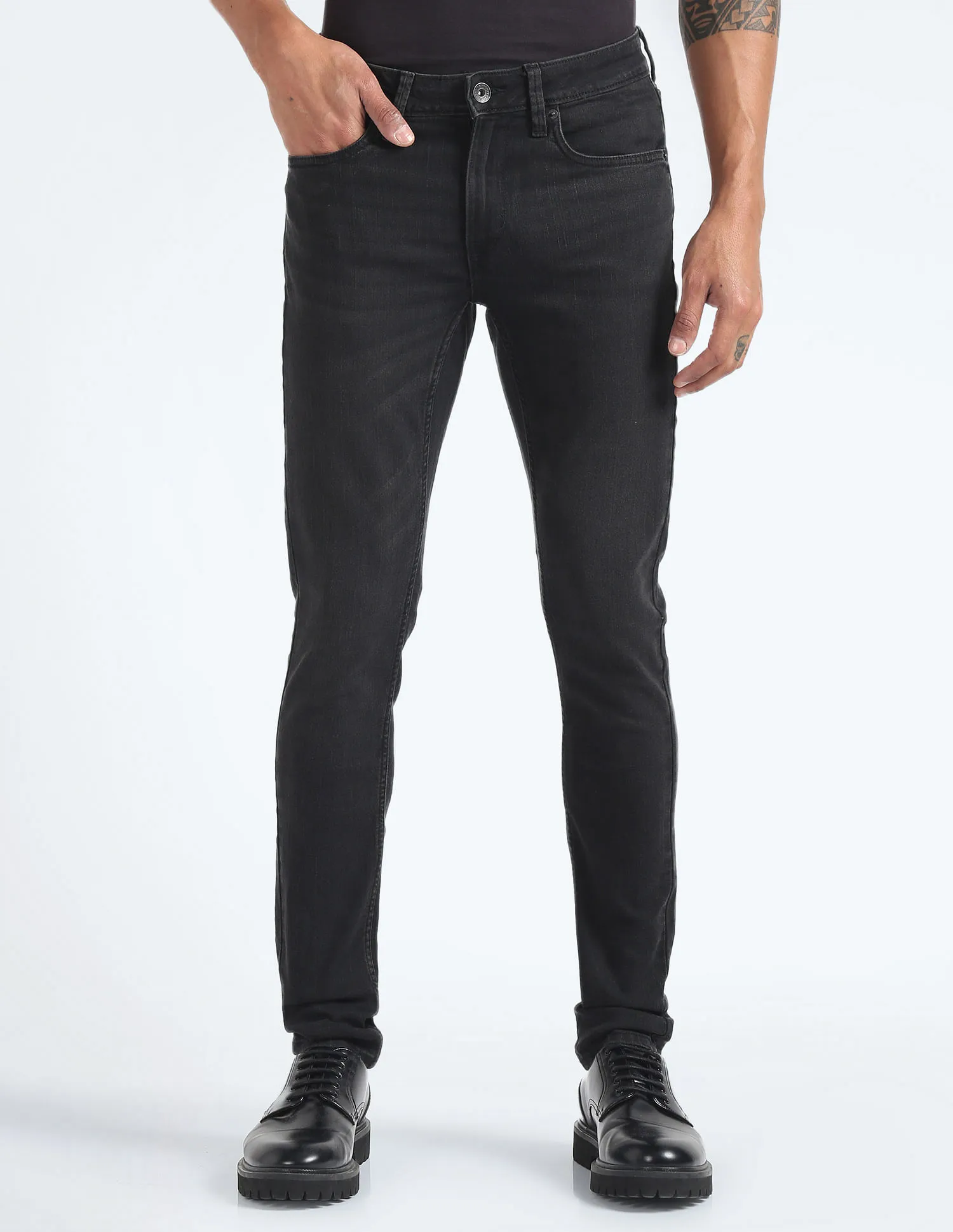 Flying Machine Low Rise Jackson Super Skinny Fit Jeans