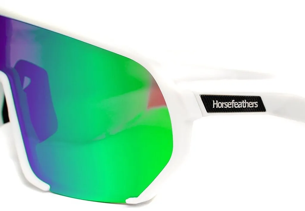 glasses Horsefeathers Archie - White/Mirror Green