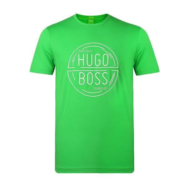 Hugo Boss  |Cotton Short Sleeves Logo T-Shirts