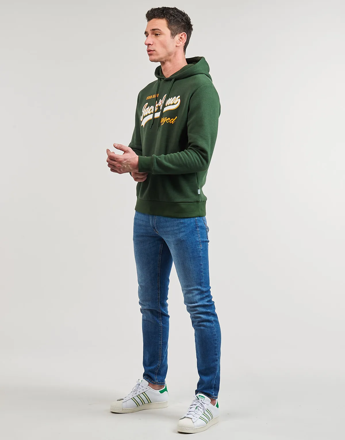 Jack & Jones JJELOGO SWEAT HOOD 2 COL 23/24