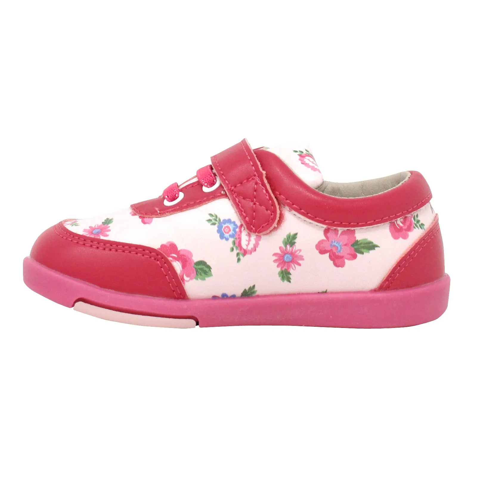Kimi + Kai Girl's Kloe Floral Sneaker Shoes (First Walker & Toddler)