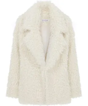 La Loune Women's White Tracee Coat