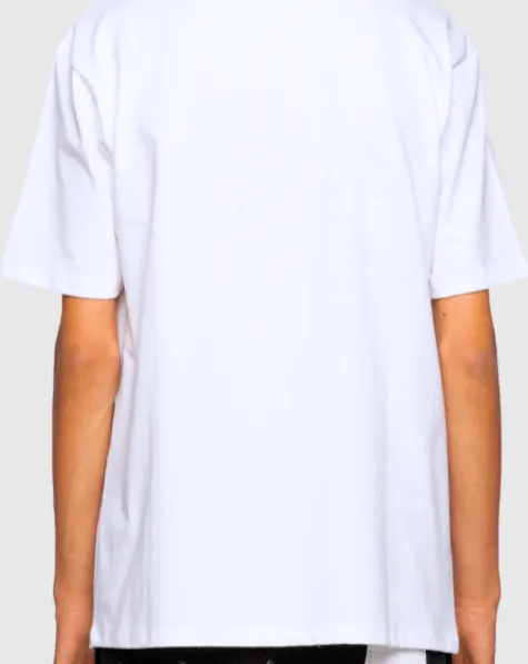 LEANDRE LEROUGE - T-shirt blanc à imprimé BOARDING PASS