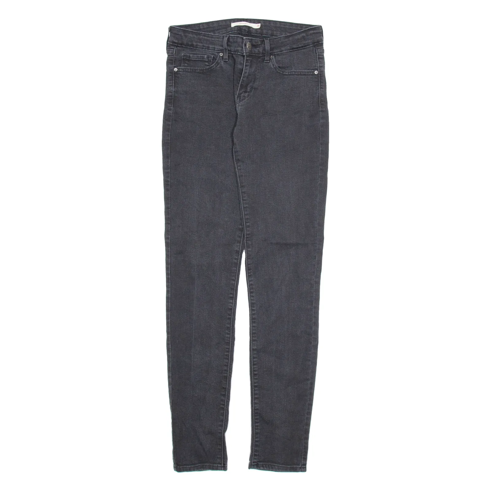 LEVI'S 711 Skinny Womens Jeans Black Regular Skinny W26 L32