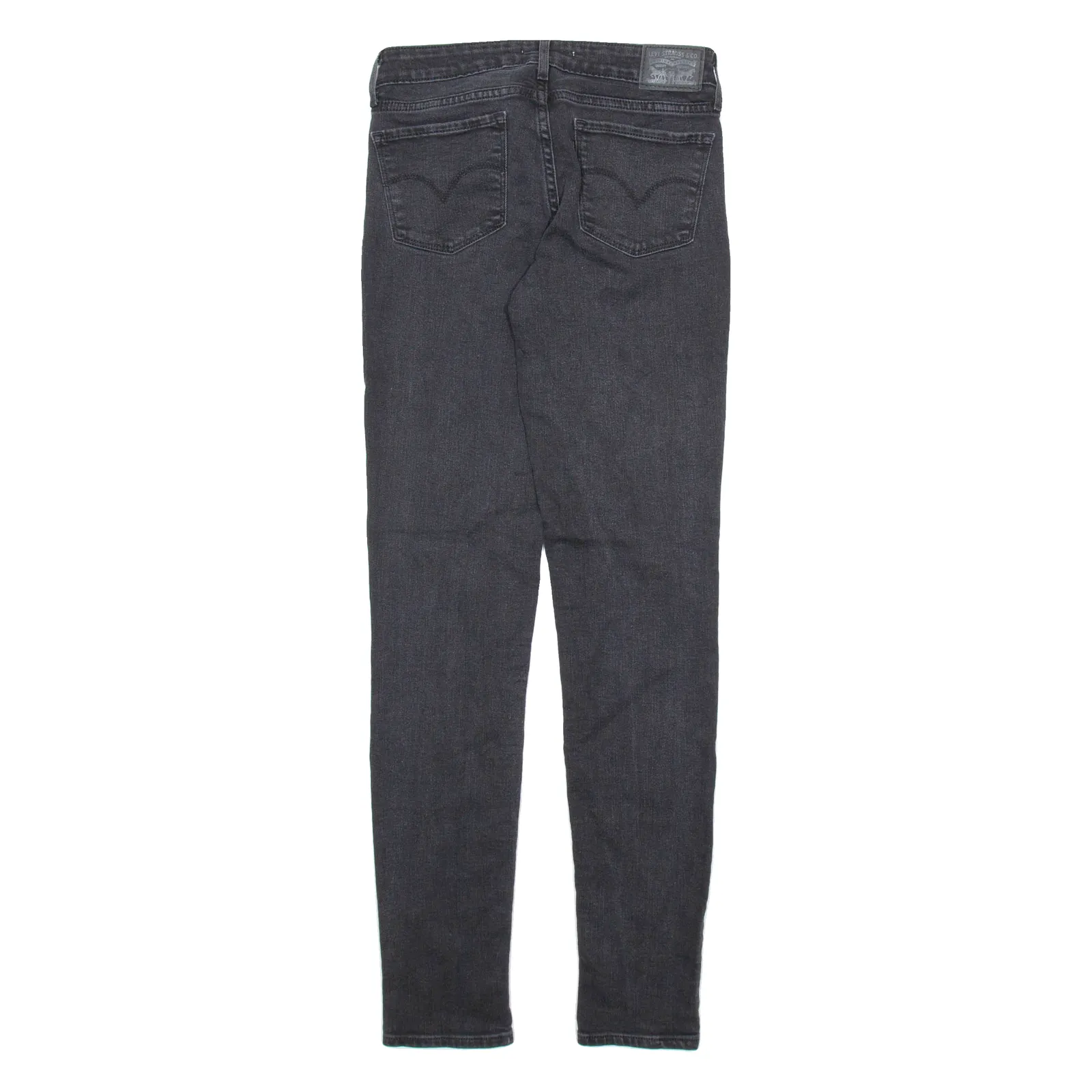 LEVI'S 711 Skinny Womens Jeans Black Regular Skinny W26 L32