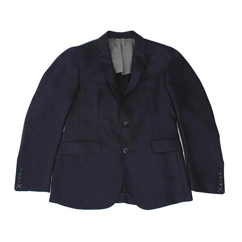 Men's Hackett, Wool Basketweave Jacket in Bright Navy