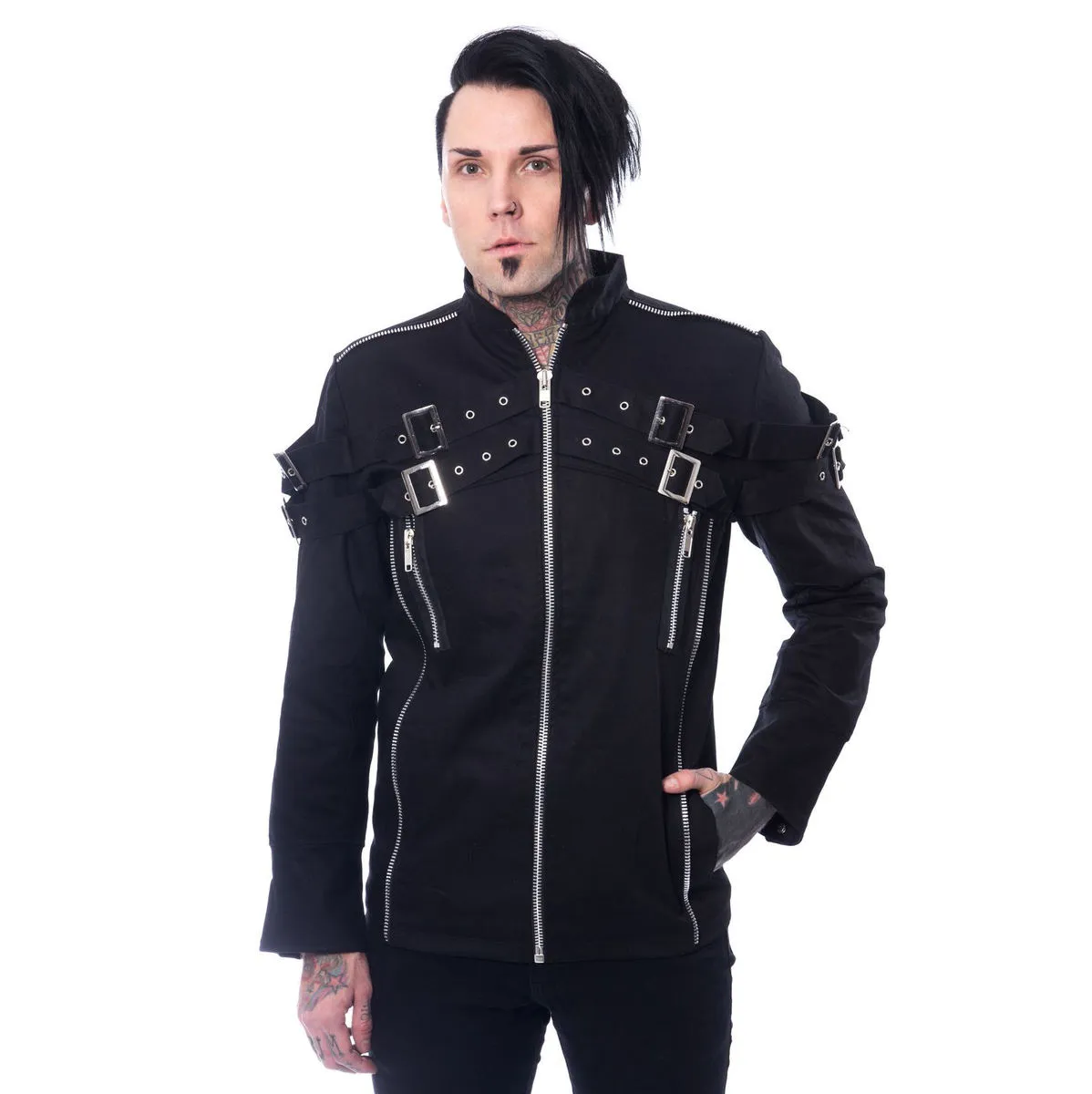 Men's jacket Chemical Black - TONIK - BLACK - POI863  -  Metal-shop