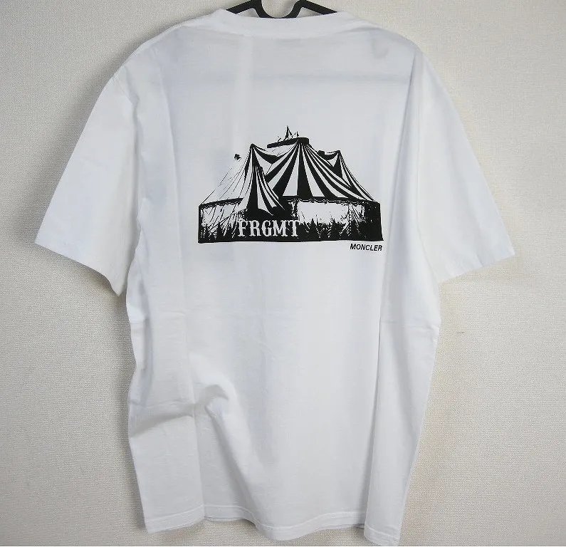 MONCLER  |Size S-XL ◆ MONCLER GENIUS FRAGMENT T-Shirts TEE White Men's