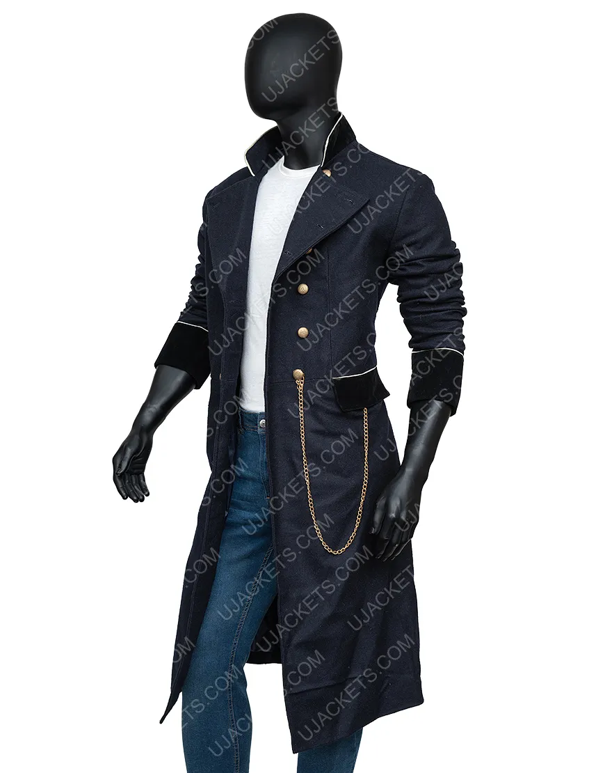 NOS4A2 S02 Zachary Quinto Coat | Charlie Manx Military Coat | 35% OFF