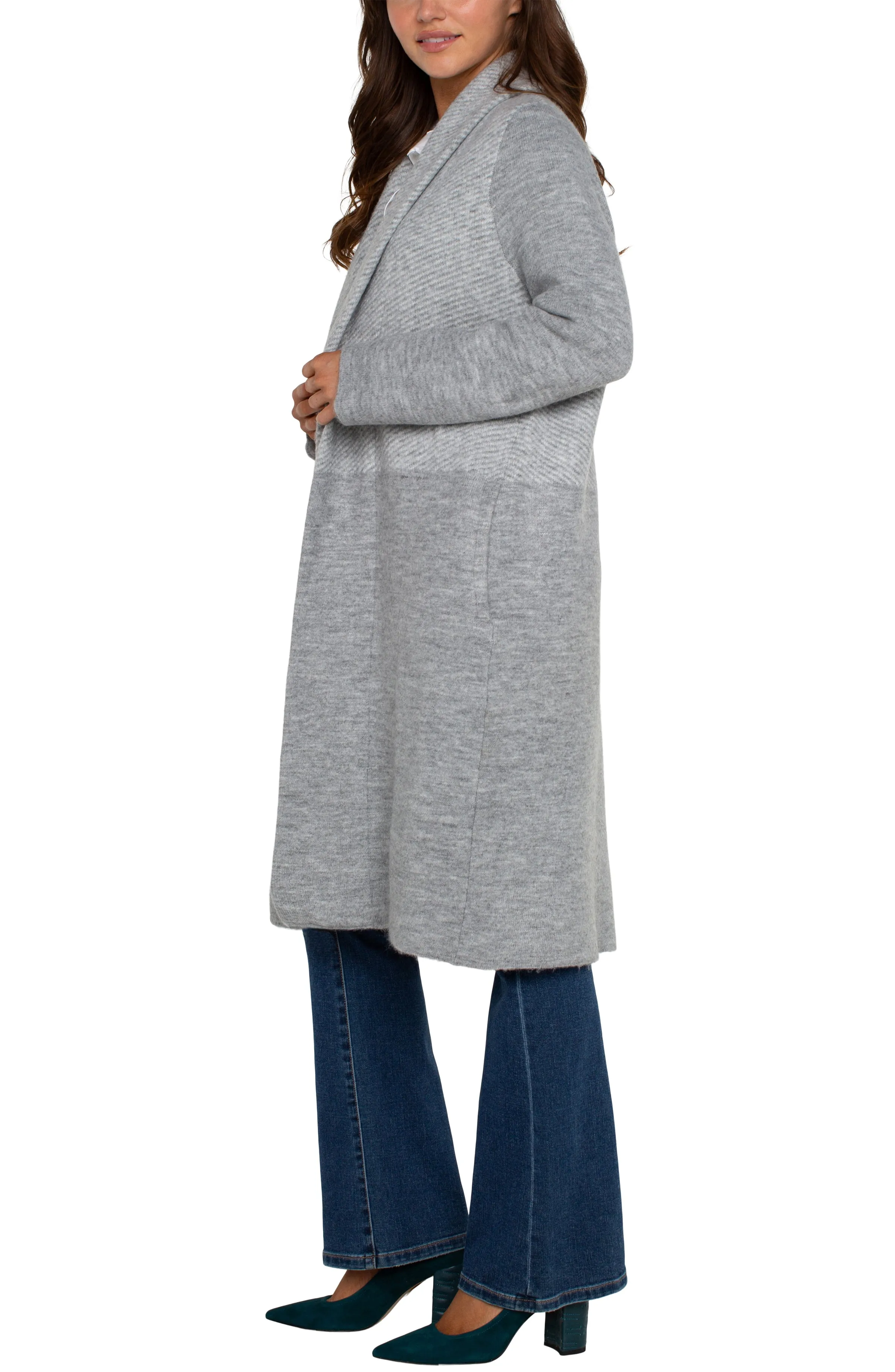 Open Front Coatigan Sweater