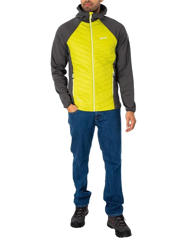Regatta Andreson VII Hybrid Jacket - Green Algae Seal Grey