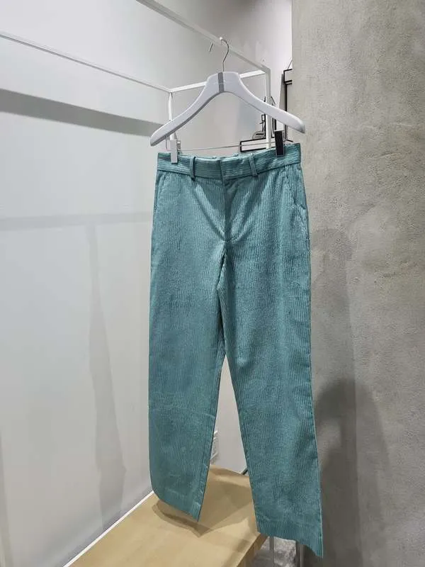 Sies Marjan Toby Pressed Corduroy Pant - Teal