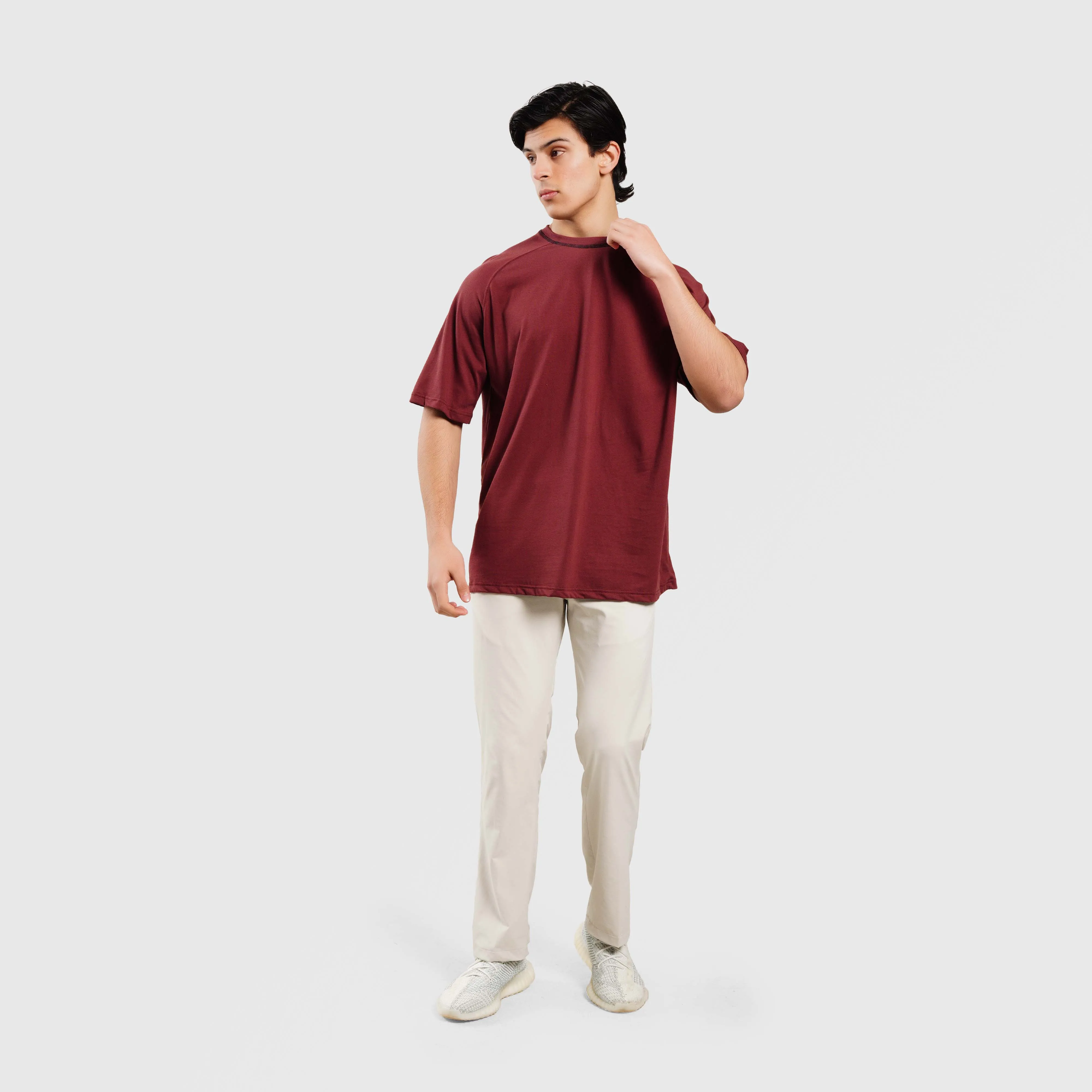 Signature Tee (Maroon)