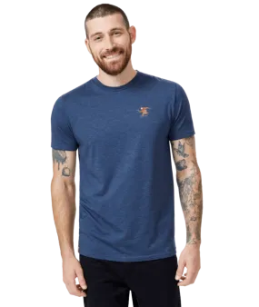 Tentree Sasquatch T-Shirt in Dress Blue Heather