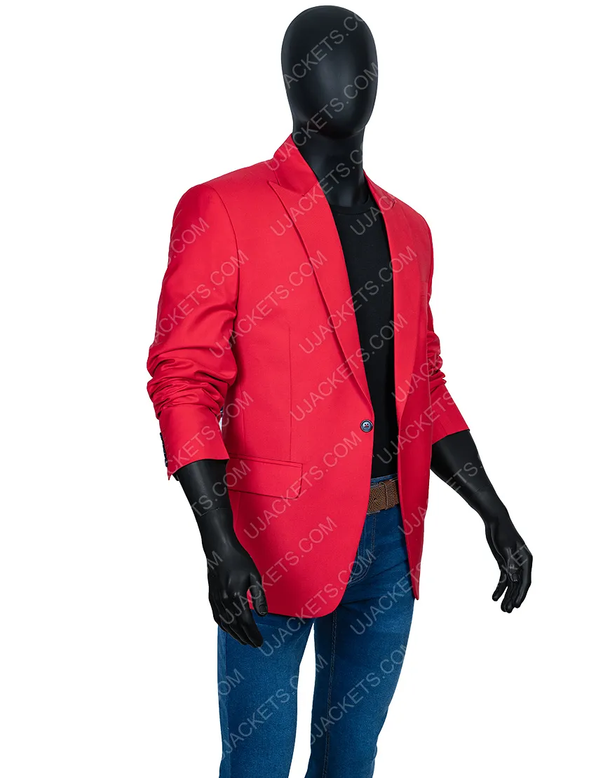 The Weeknd Blinding Light Red Coat - Abel Makkonen Tesfaye Coat