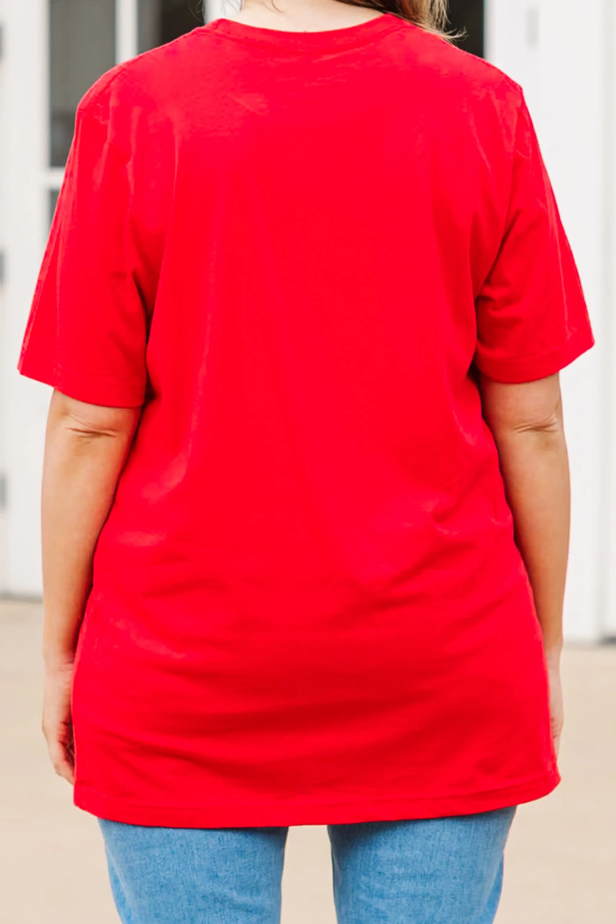 USA Vibes Tee, Canvas Red