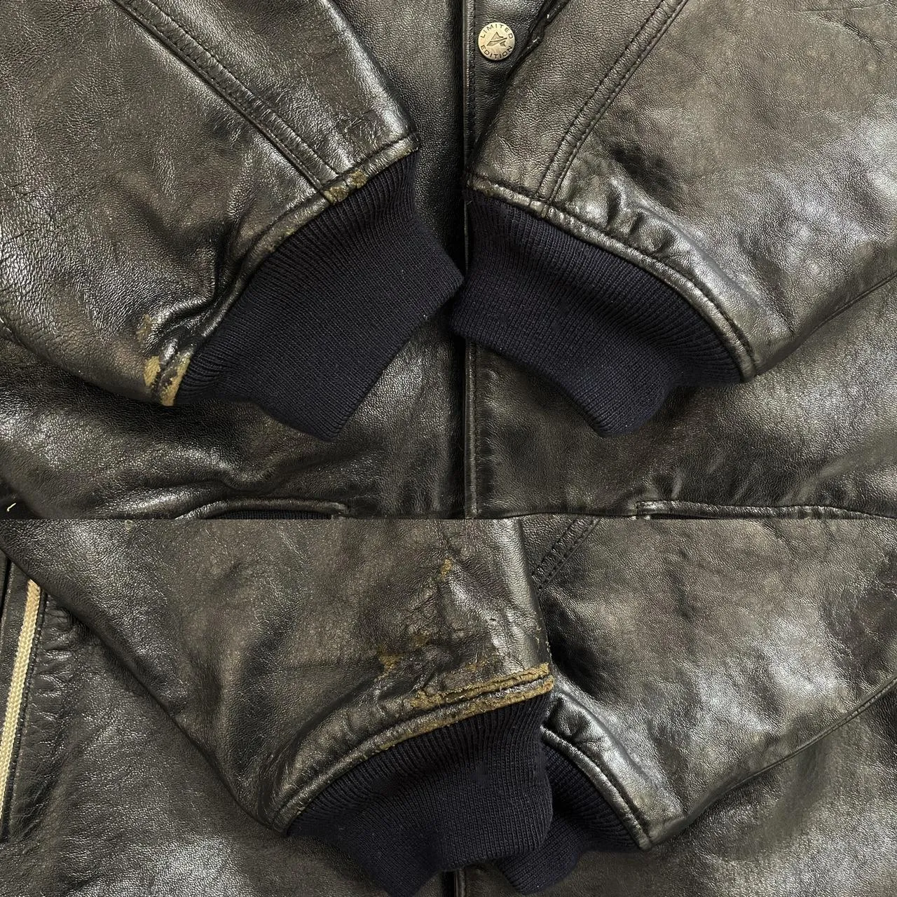 Vintage Avirex Leather Varsity Jacket