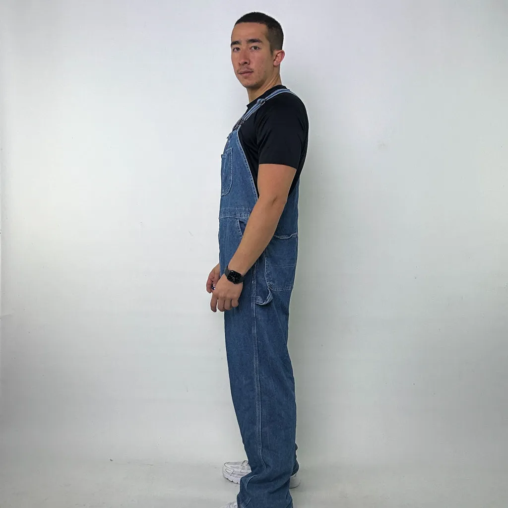 Vintage Blue Dickies Carpenter Dungarees Trousers Pants Jeans (36x32)