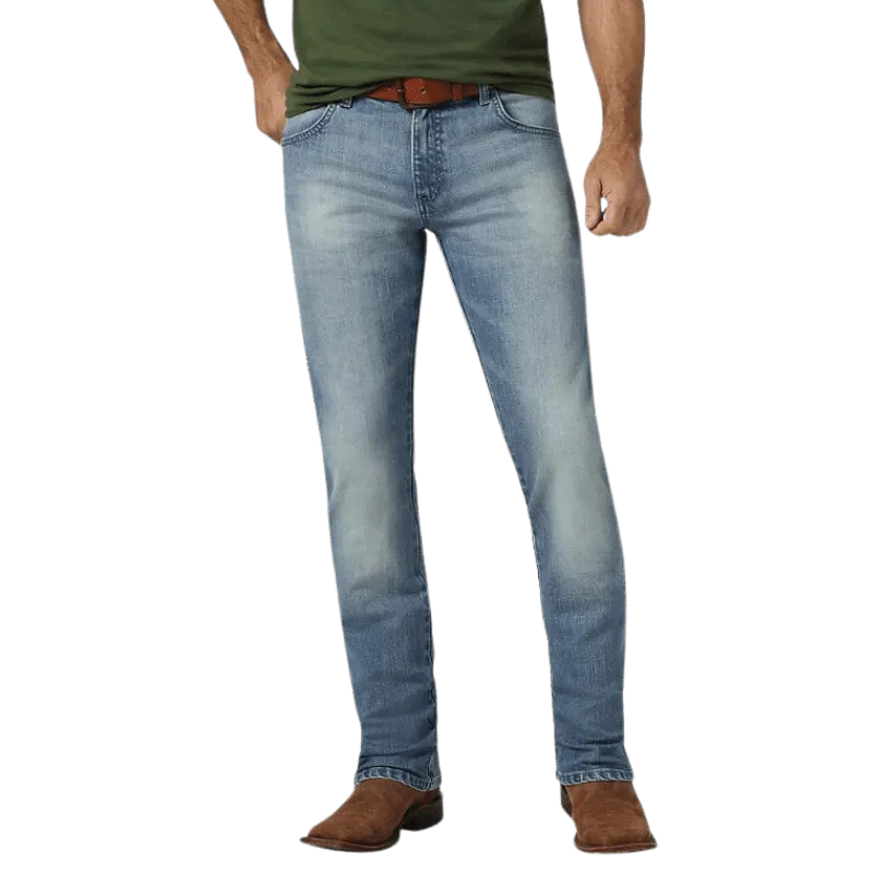 Wrangler Men's Jacksboro Retro Slim Fit Straight Leg Jeans 88MWZJK